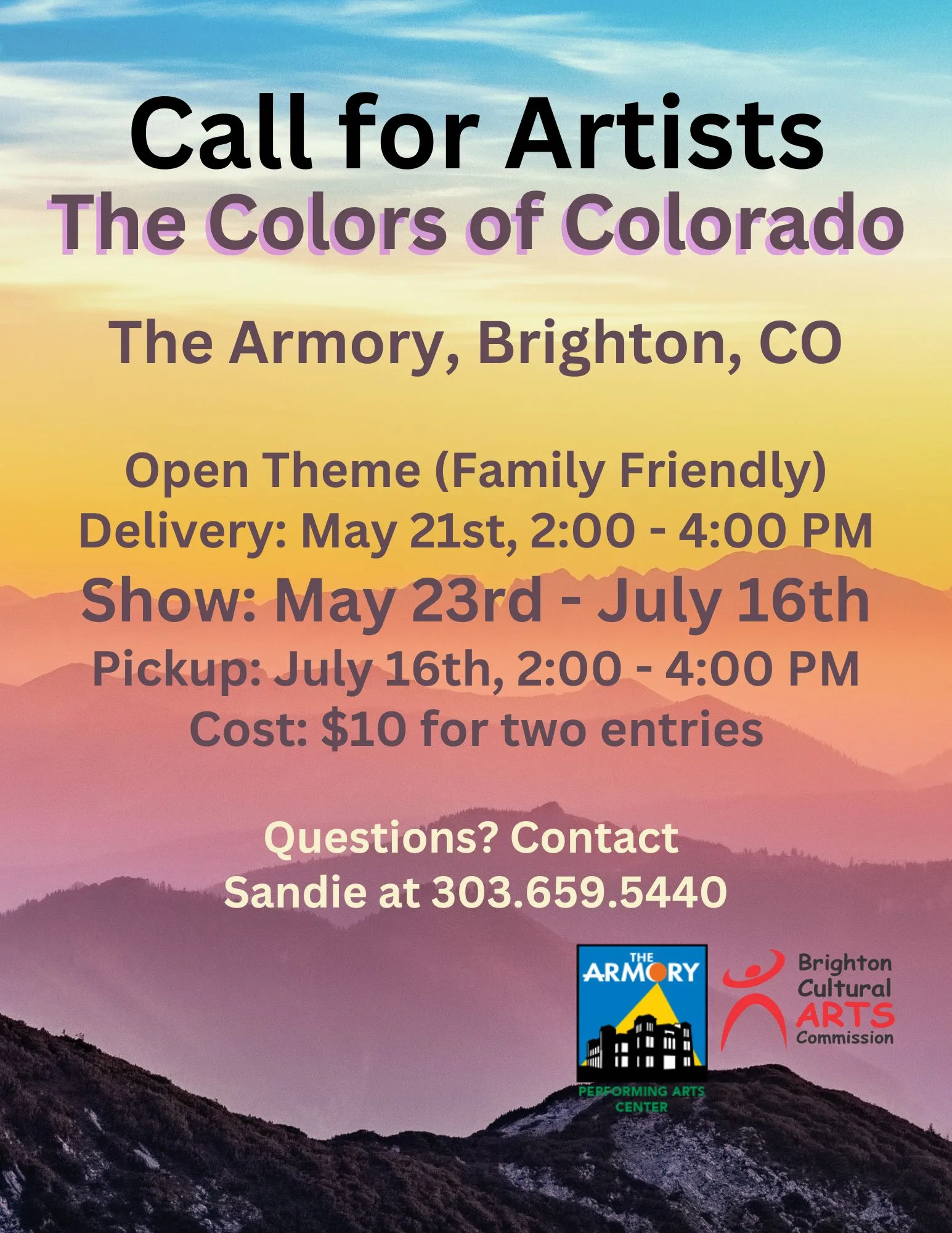 Call for Artists - Armory | The Colors of Colorado