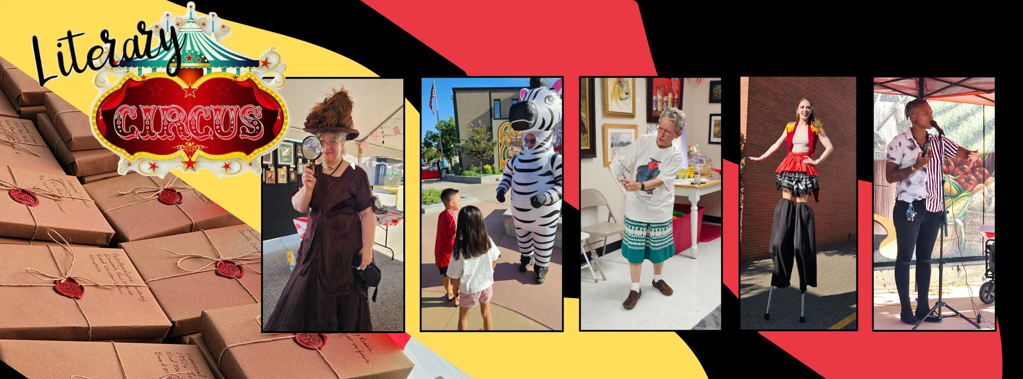 Literary Circus Banner | Brighton Cultural Arts