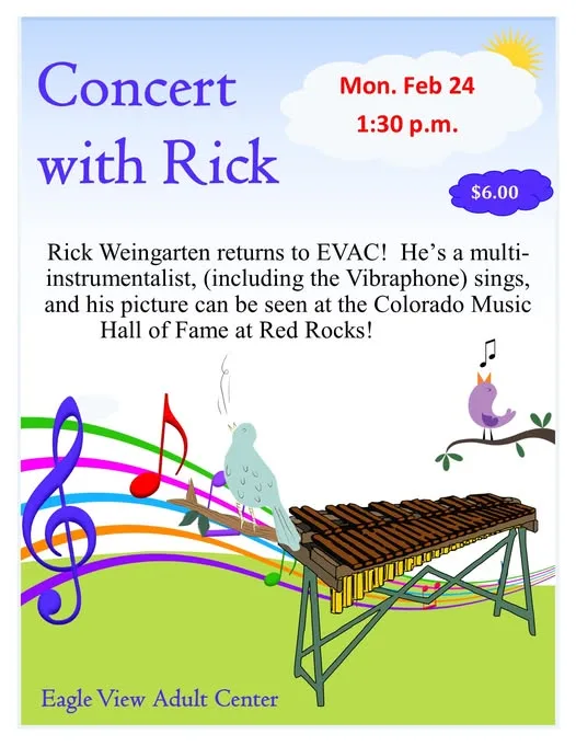 Concert with Rick | Eagle View Adult Center