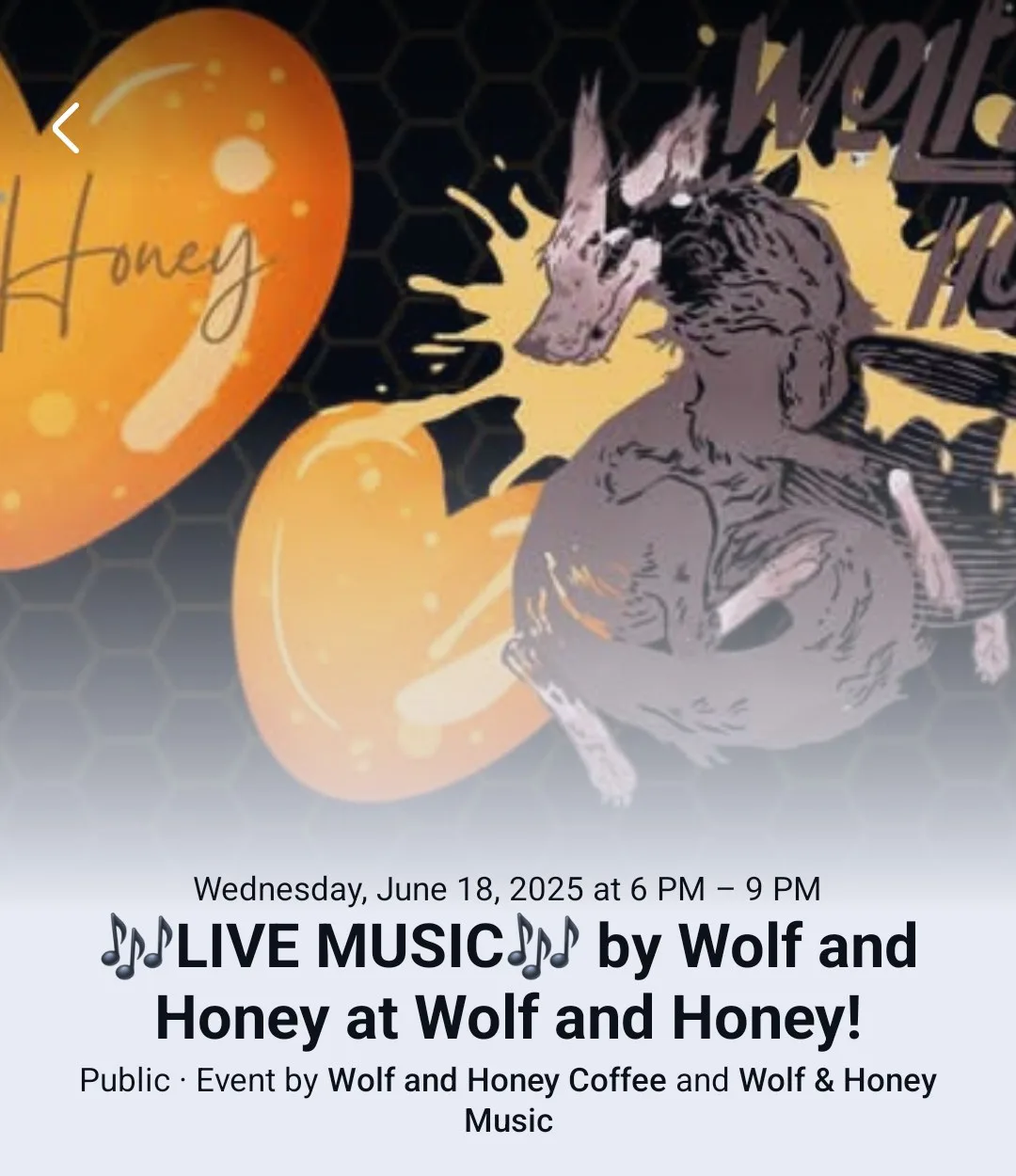 Live Music by Wolf and Honey
