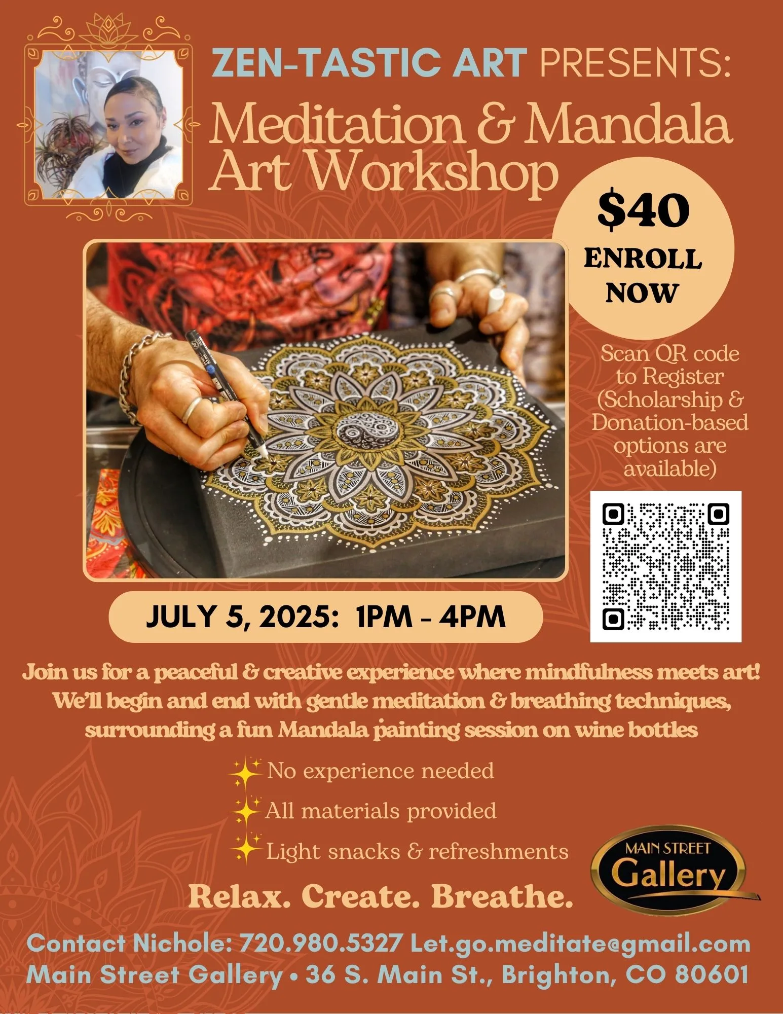 Meditation & Mandala Art Workshop