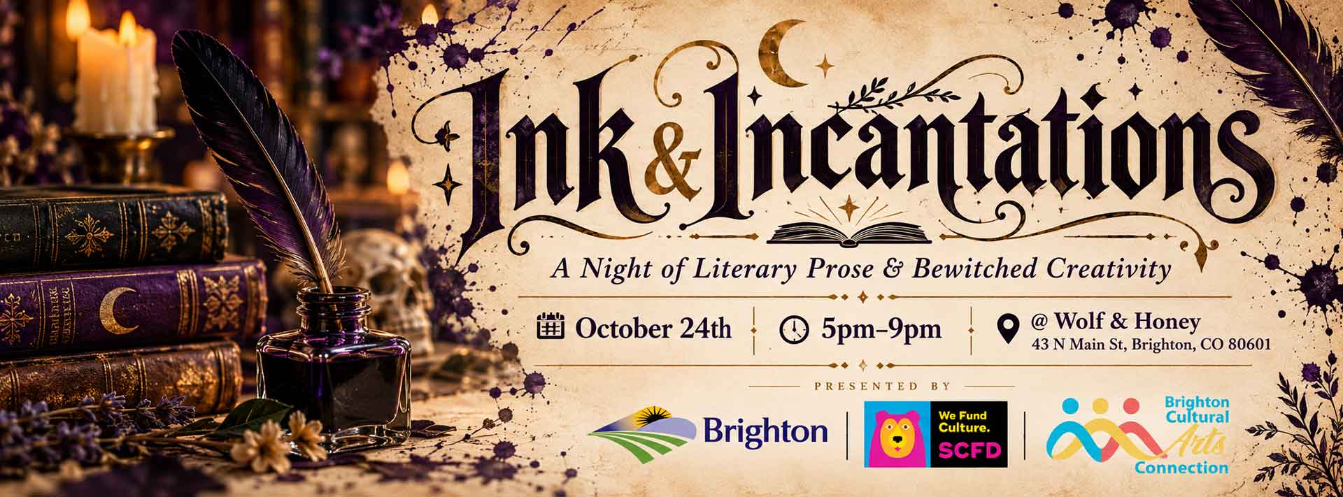 Ink and Incantations literary arts event