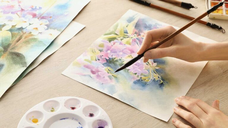 Waterclass Painting with Gina